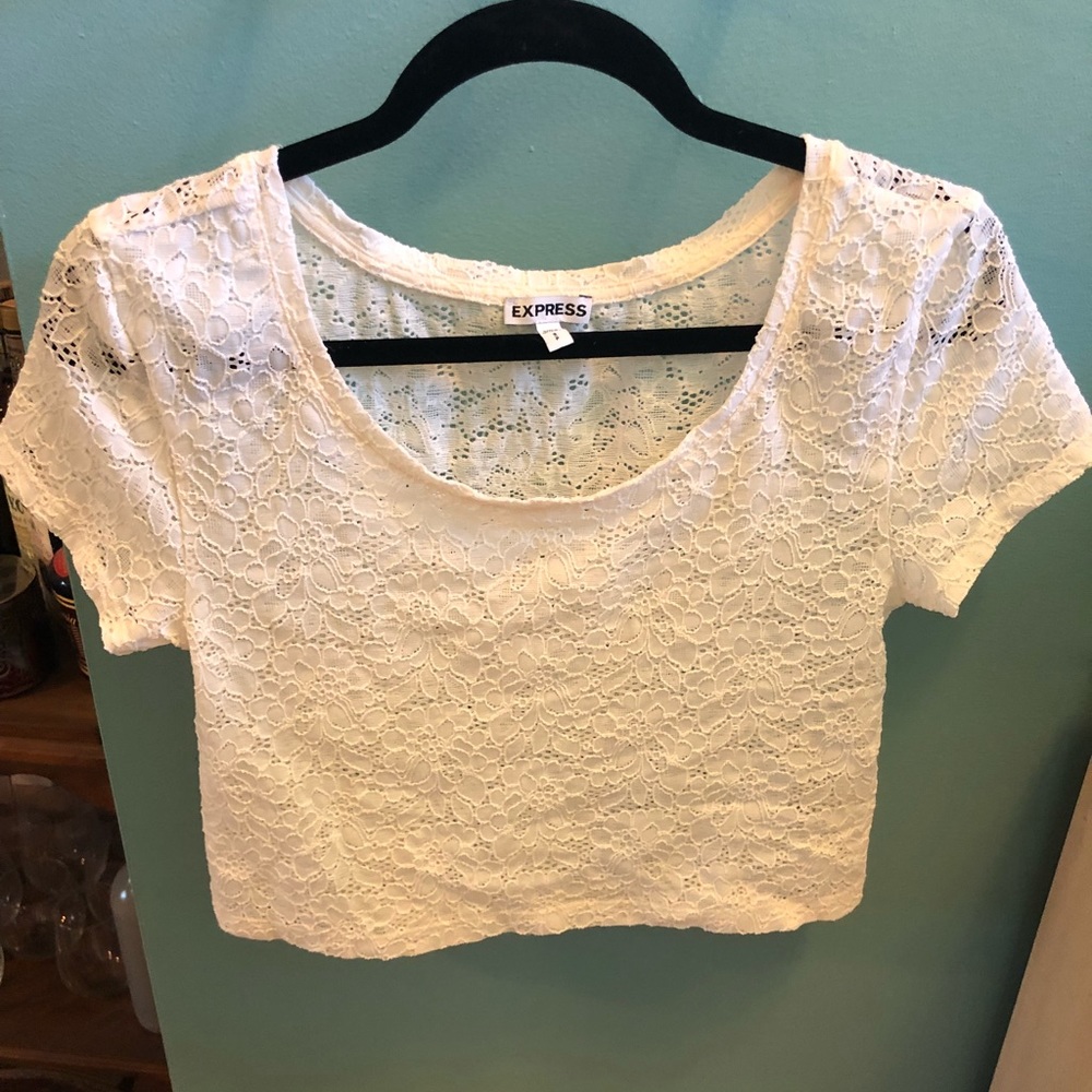 Lace crop top
